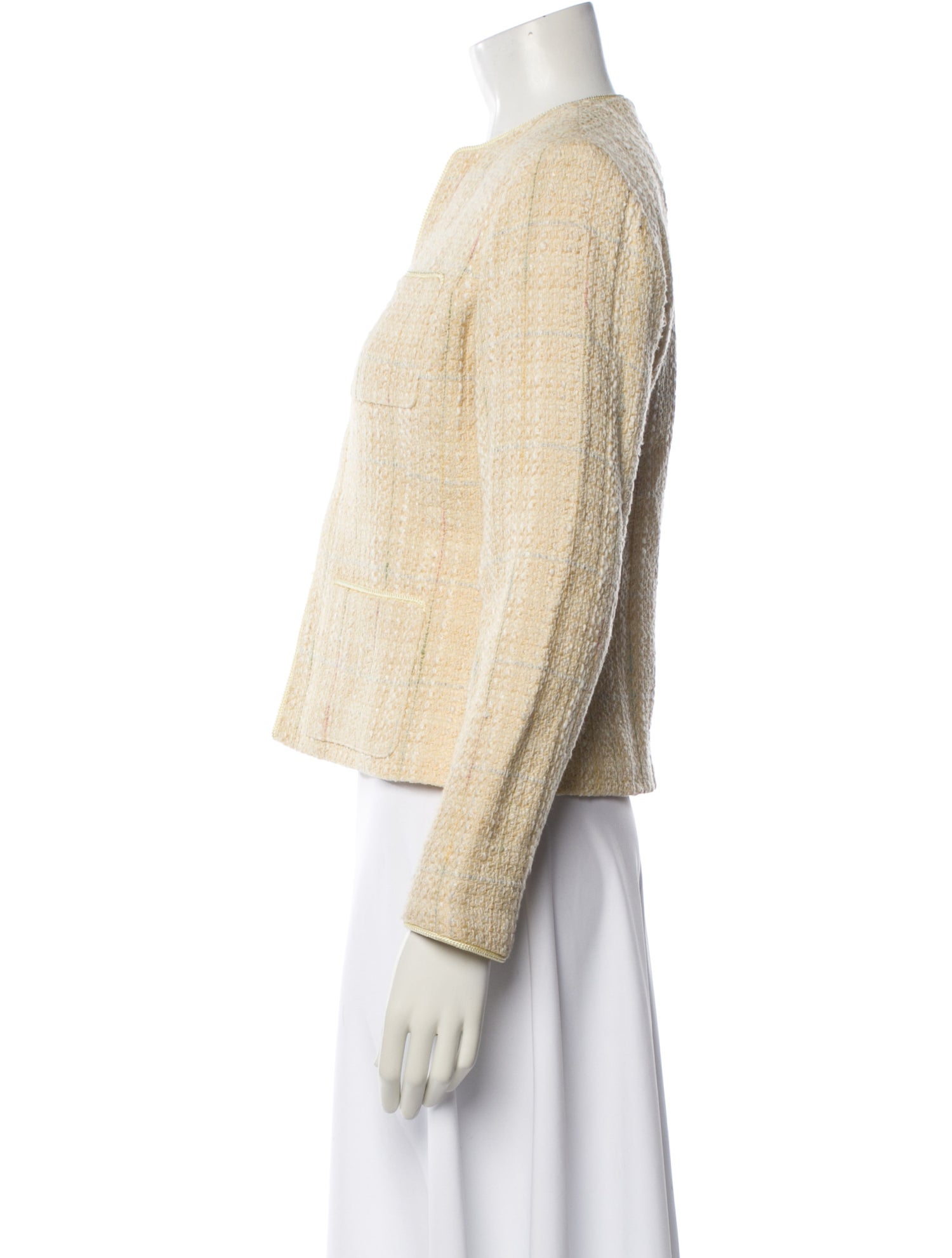 Anne Klein Tweed Pattern Evening Jacket