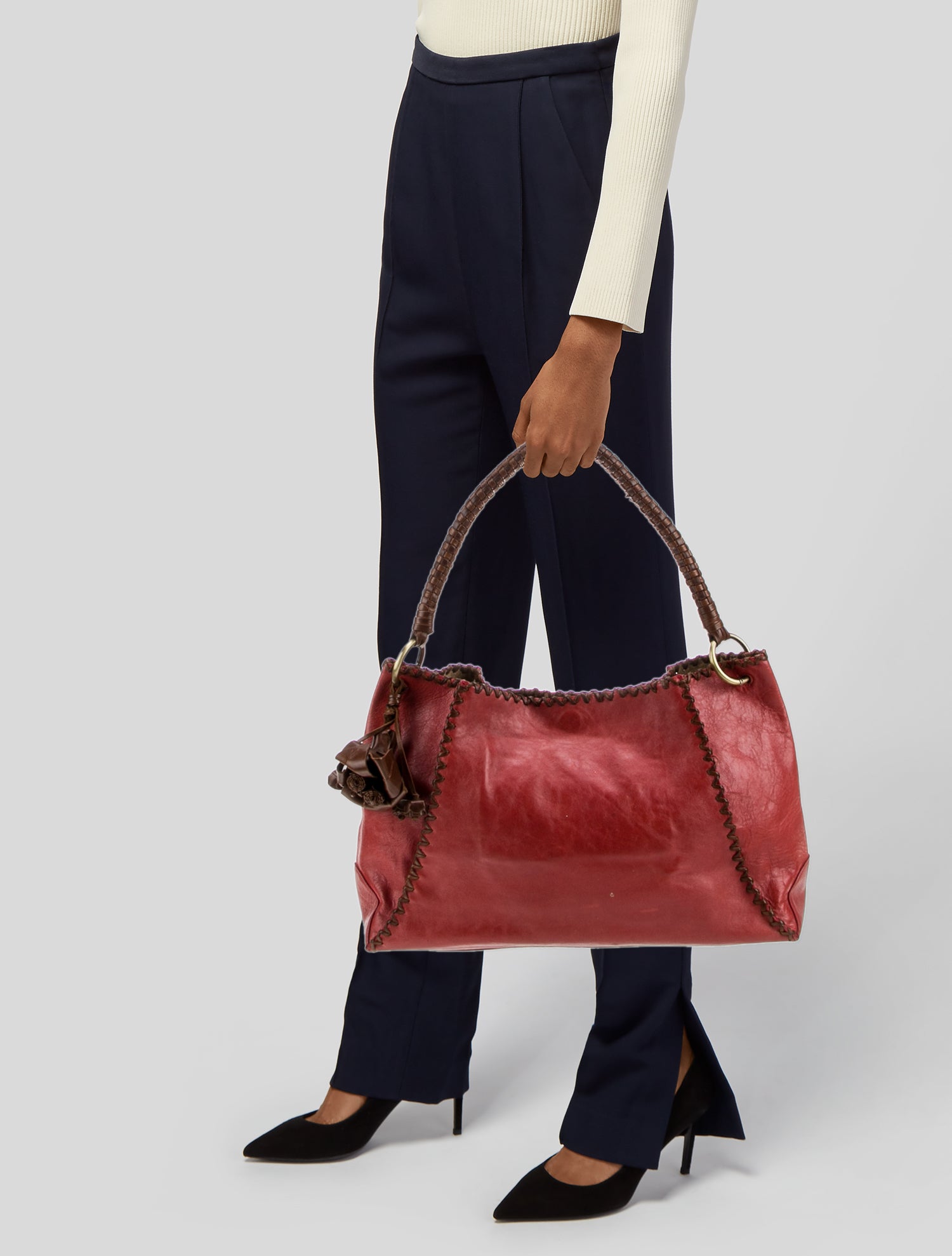 Anthony Luciano Leather Hobo