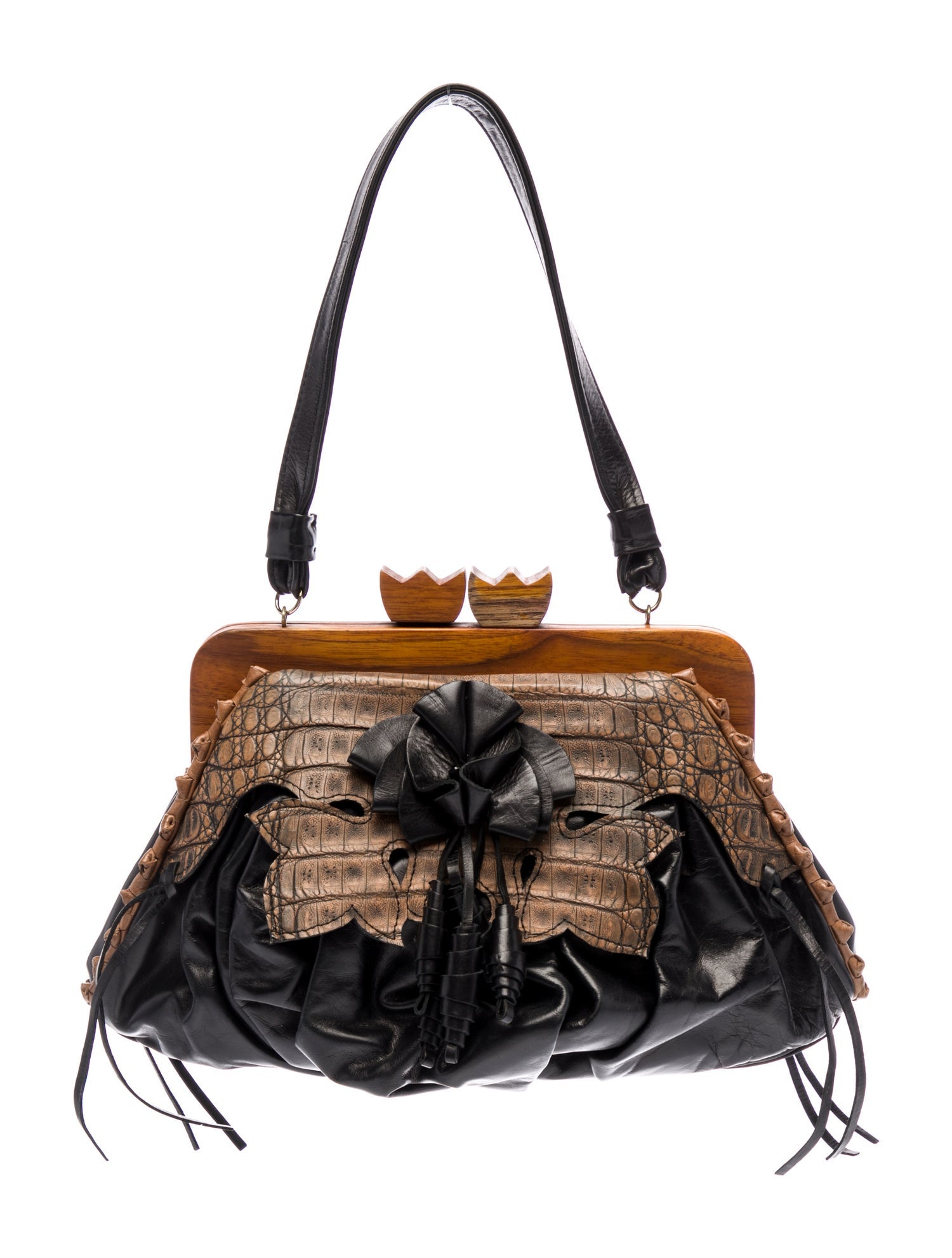 Anthony Luciano Leather Shoulder Bag