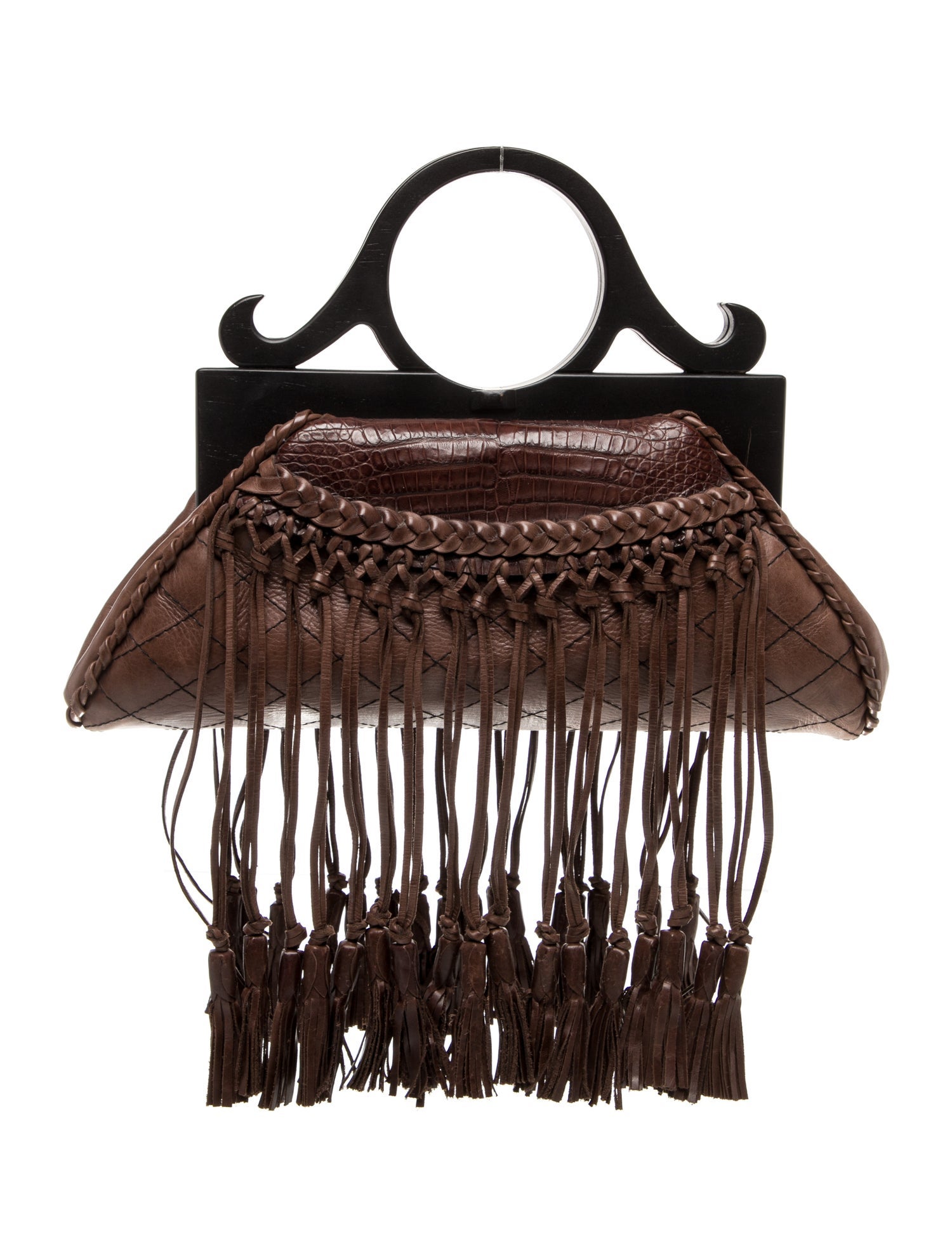 Anthony Luciano Leather Top Handle Bag