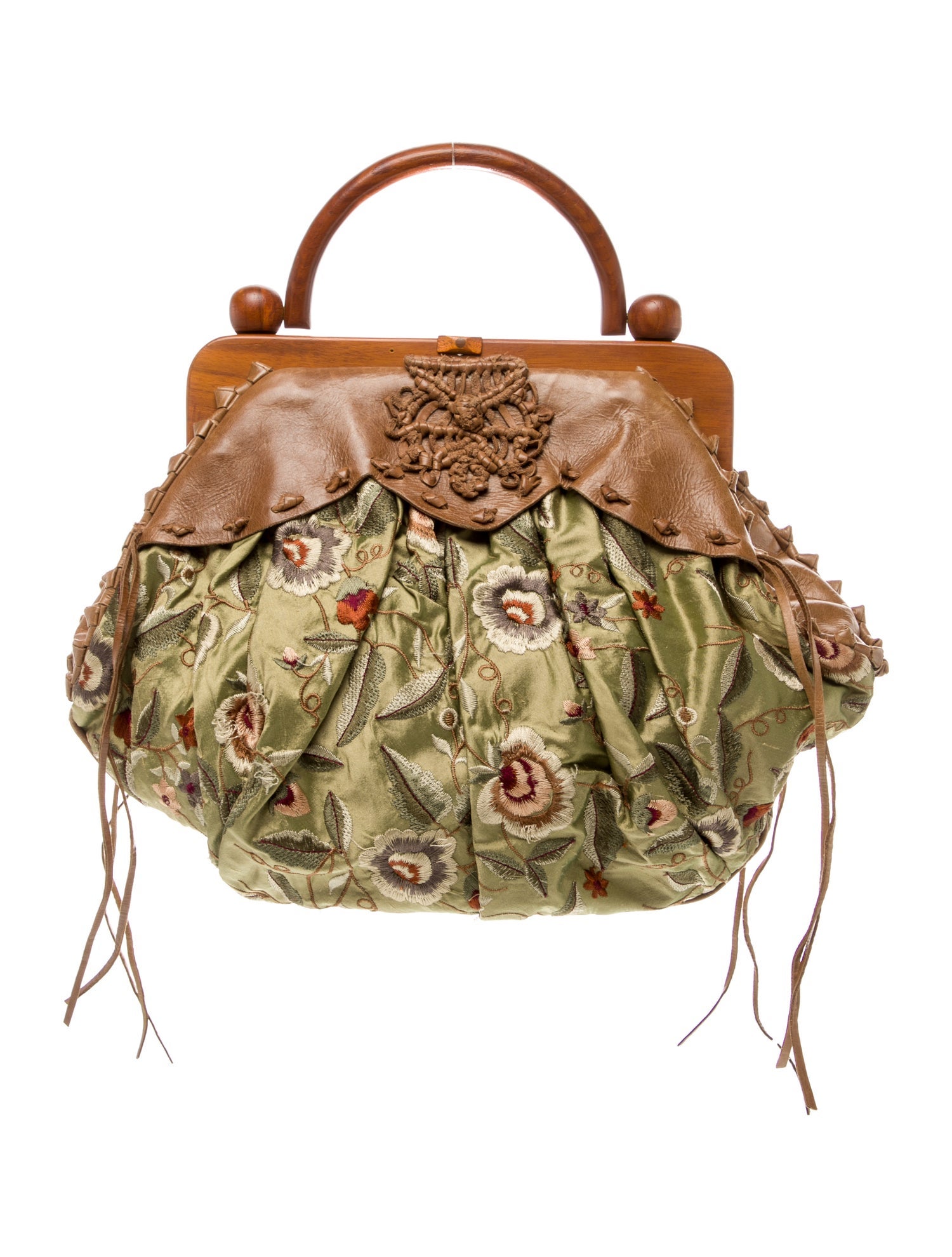 Anthony Luciano Leather Top Handle Bag