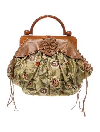 Anthony Luciano Leather Top Handle Bag