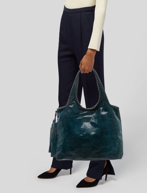 Anthony Luciano Embossed Leather Hobo