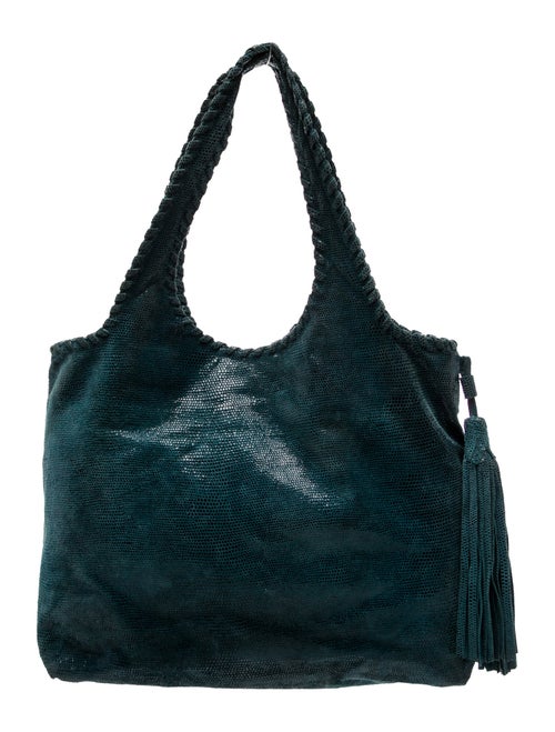 Anthony Luciano Embossed Leather Hobo