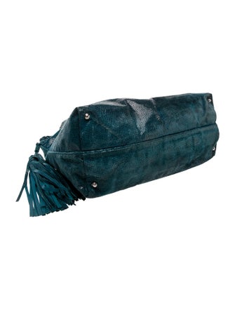 Anthony Luciano Embossed Leather Hobo