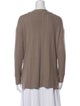 Andrew Marc V-Neck Long Sleeve Top