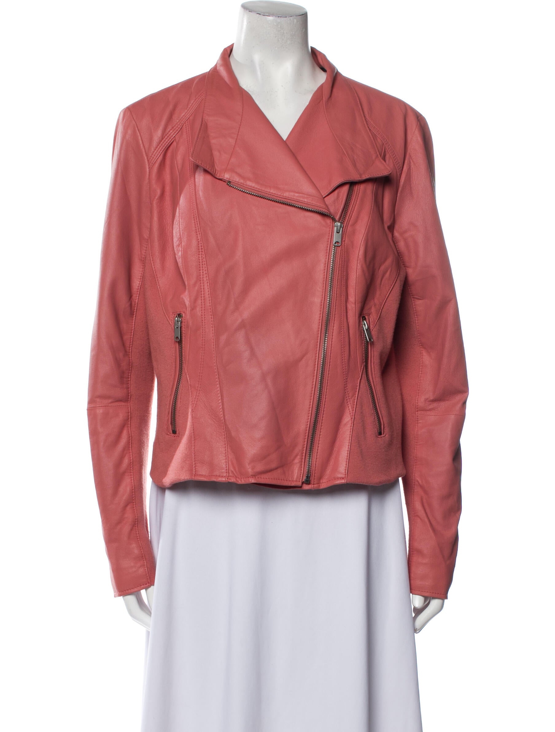 Andrew Marc Leather Biker Jacket