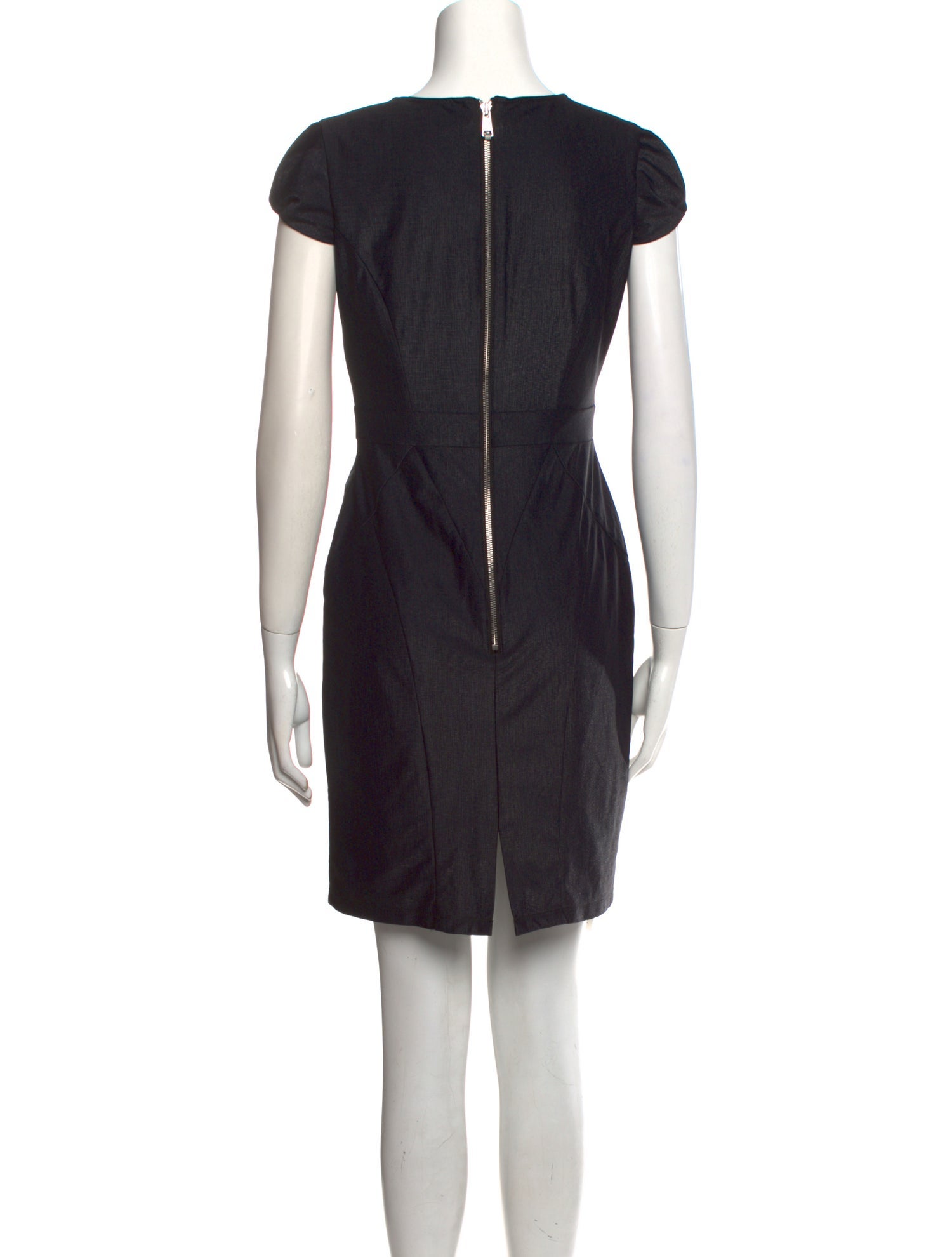 Andrew Marc V-Neck Mini Dress - Blue Dresses, Clothing - ANM25925 | The  RealReal