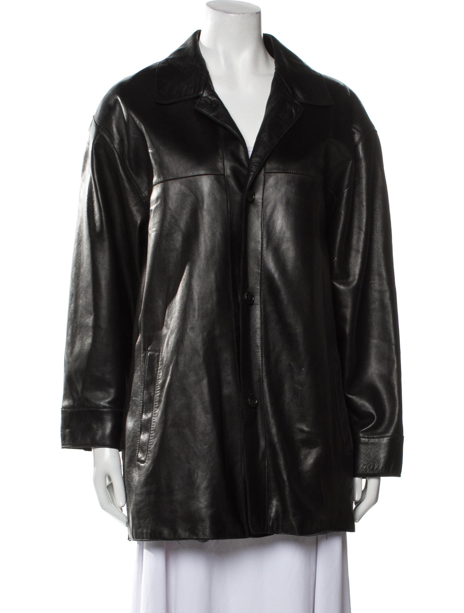 Andrew Marc Leather Coat