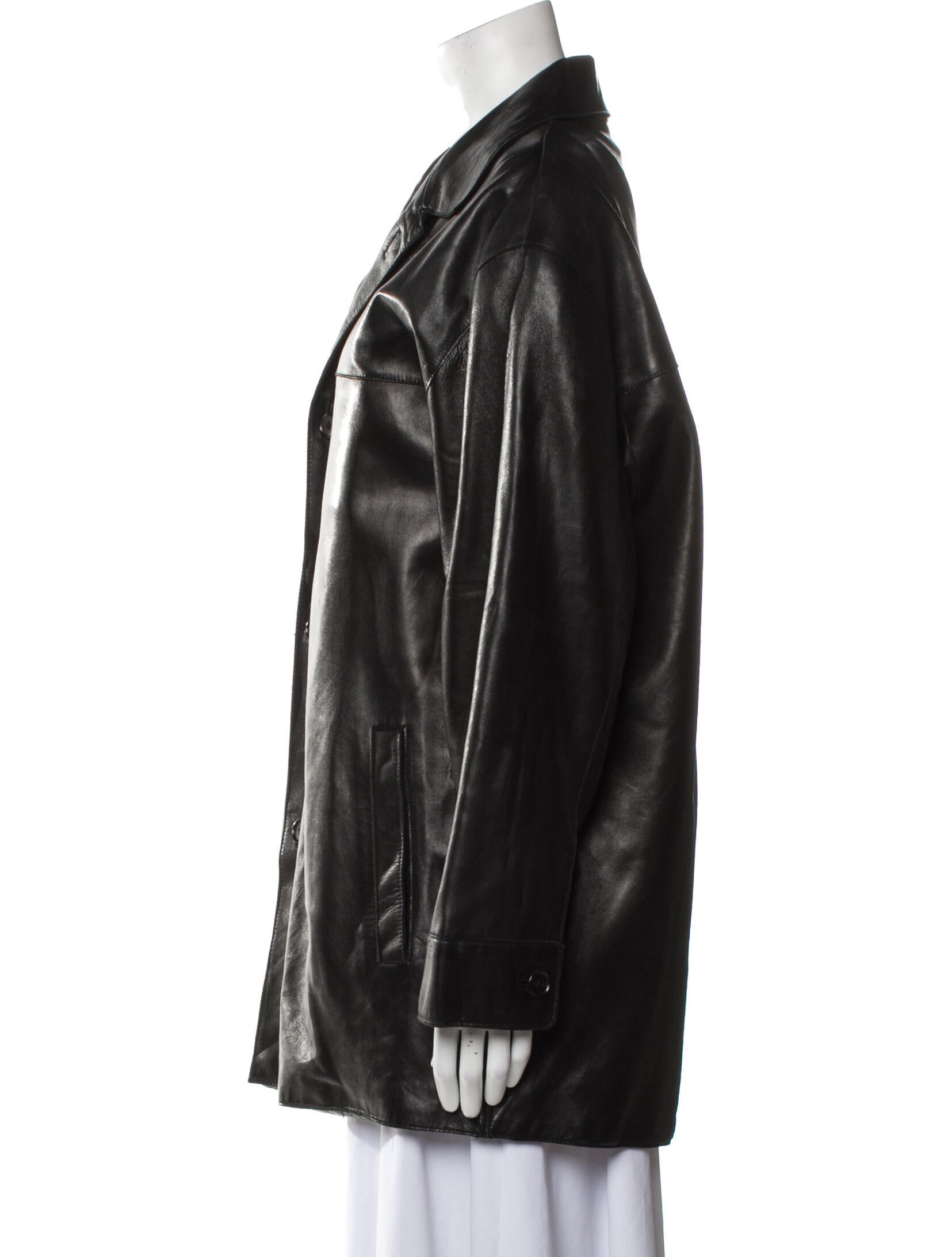 Andrew Marc Leather Coat