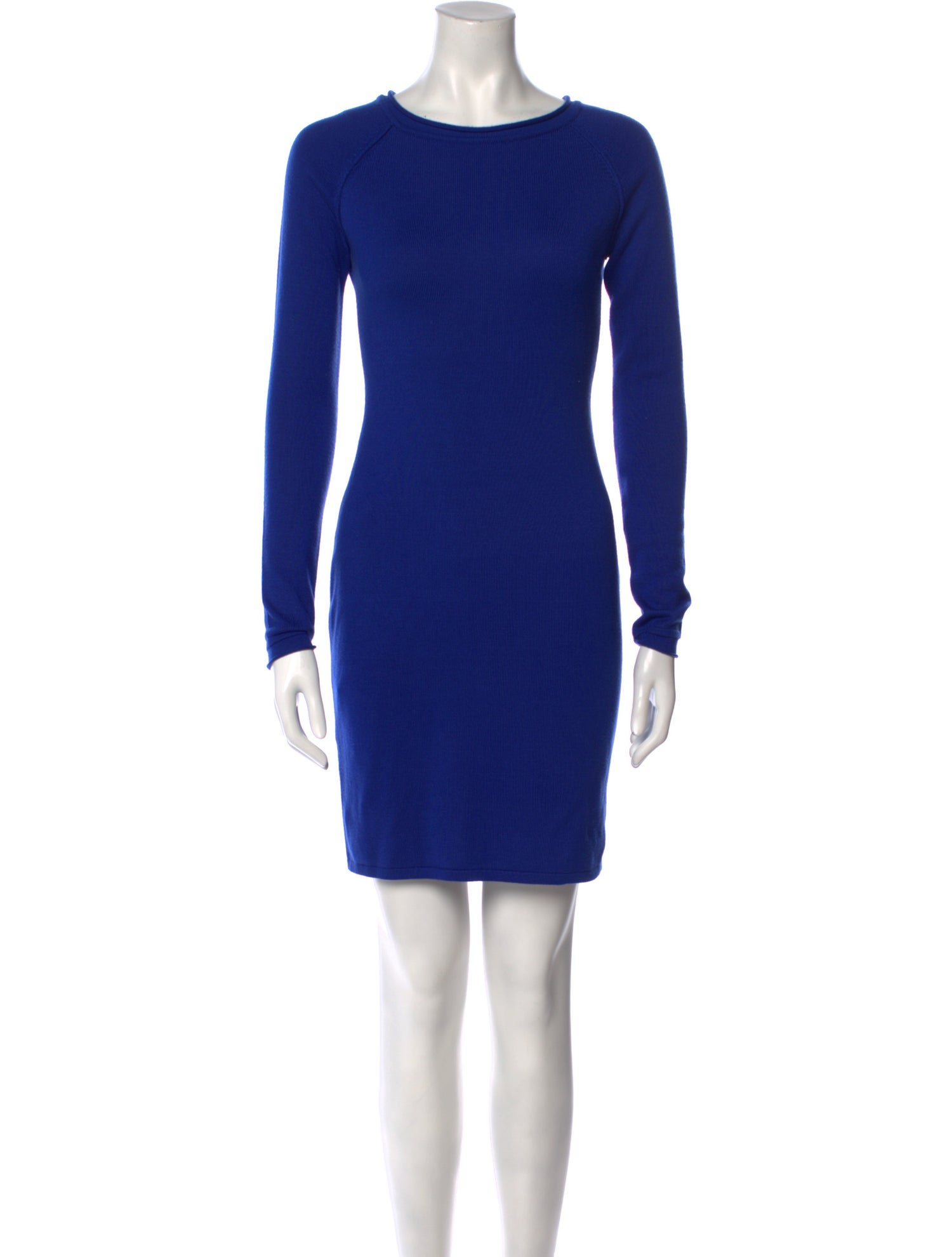 Andrew Marc Bateau Neckline Mini Dress