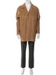 Andrew Marc Leather Overcoat