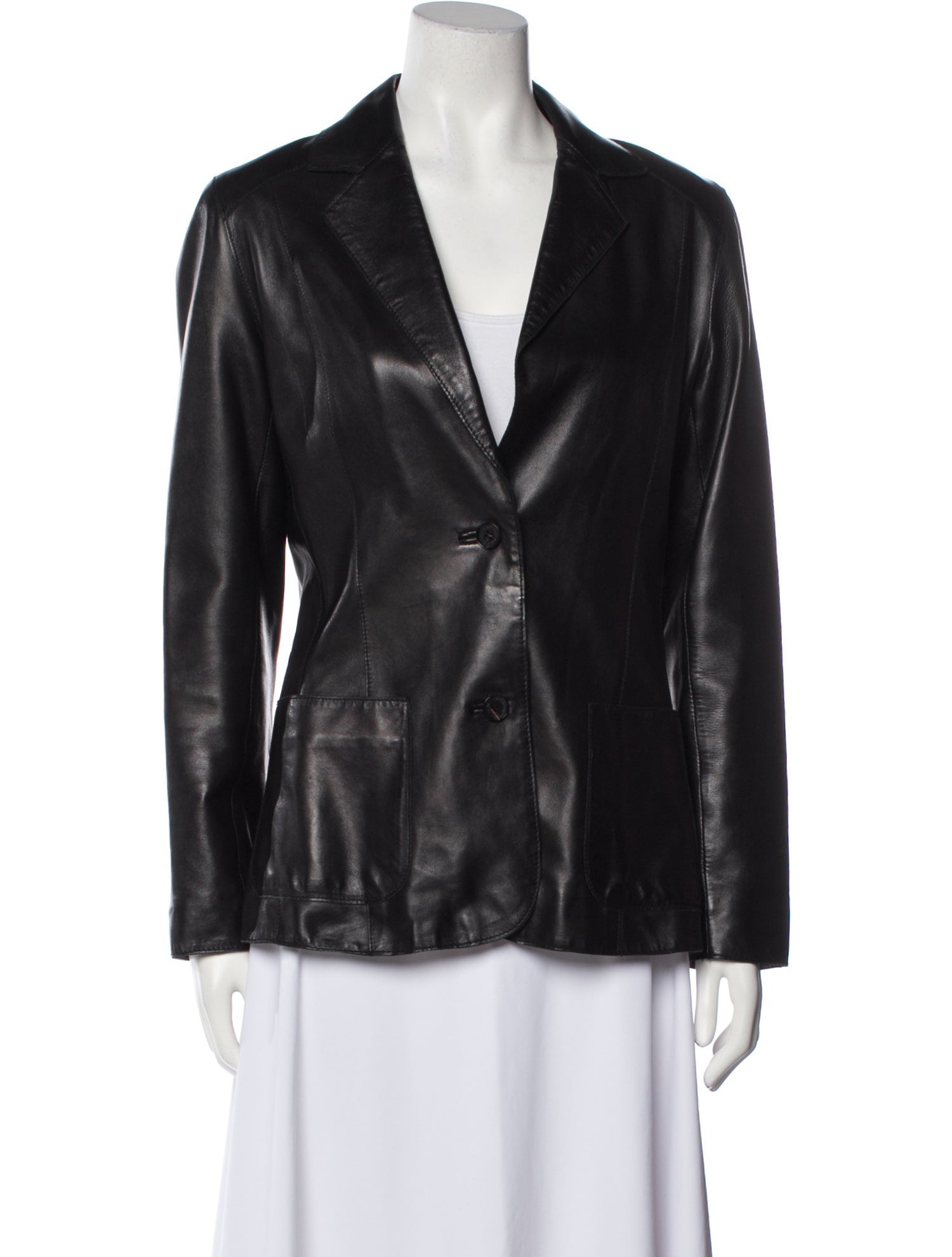 Andrew Marc Leather Blazer