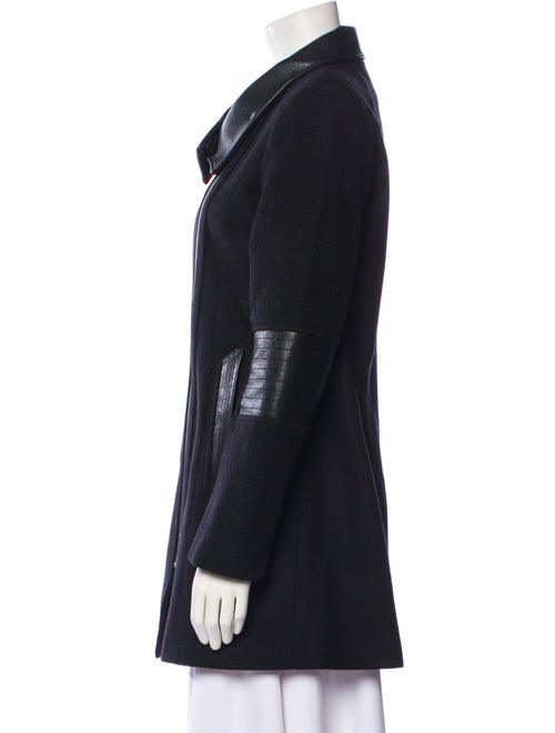 Andrew Marc Wool Floral Print Coat