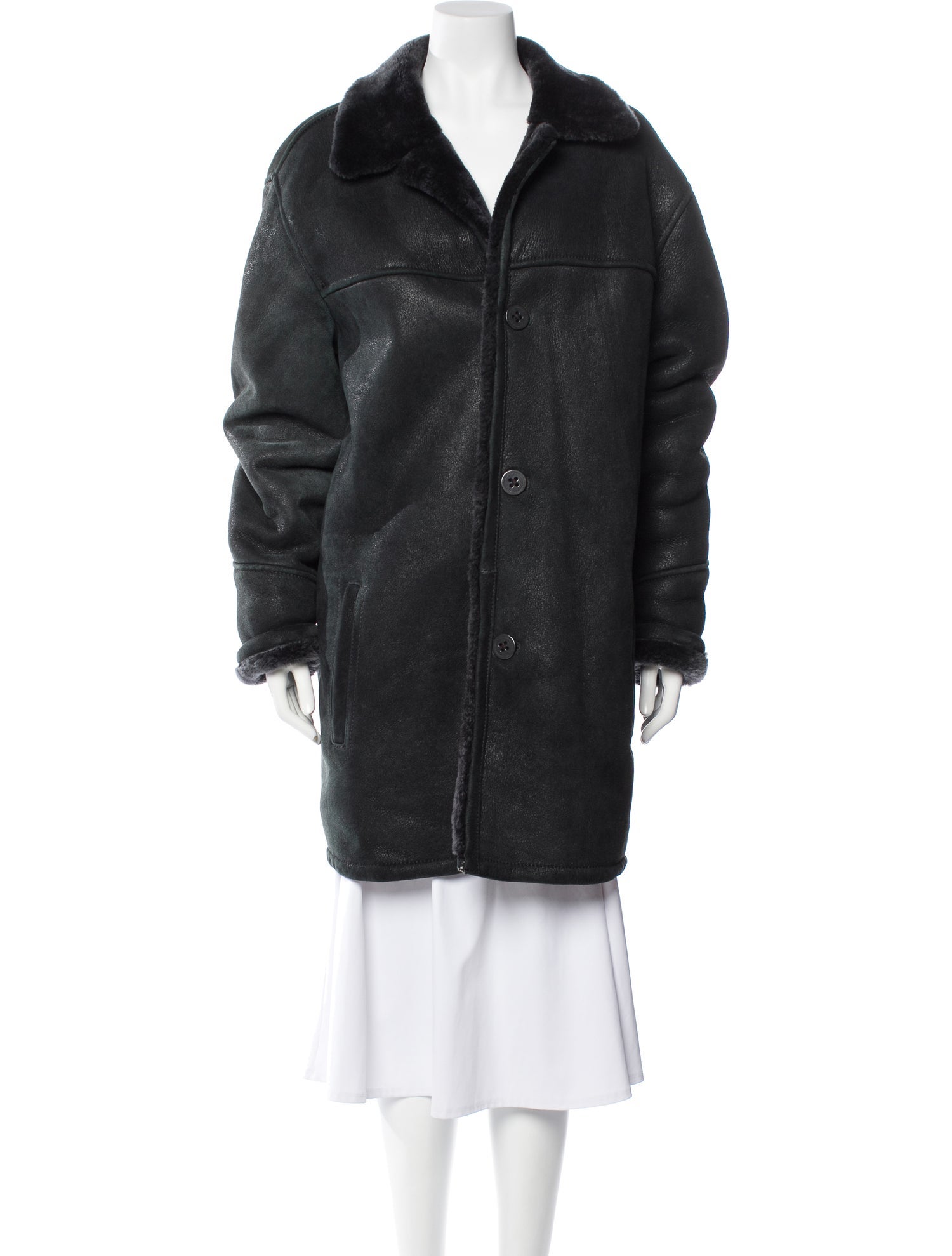 Andrew Marc Shearling Fur Coat