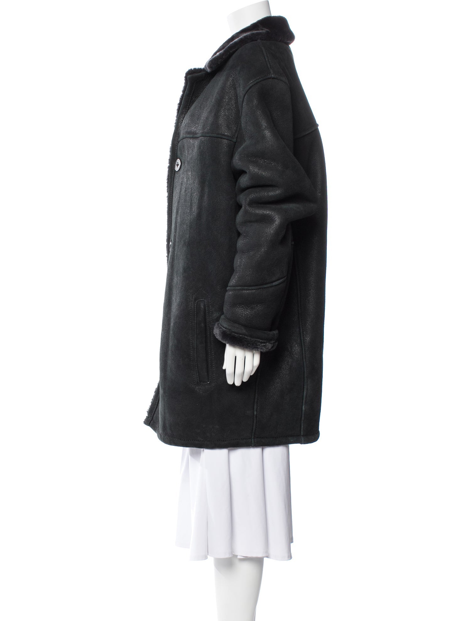 Andrew Marc Shearling Fur Coat