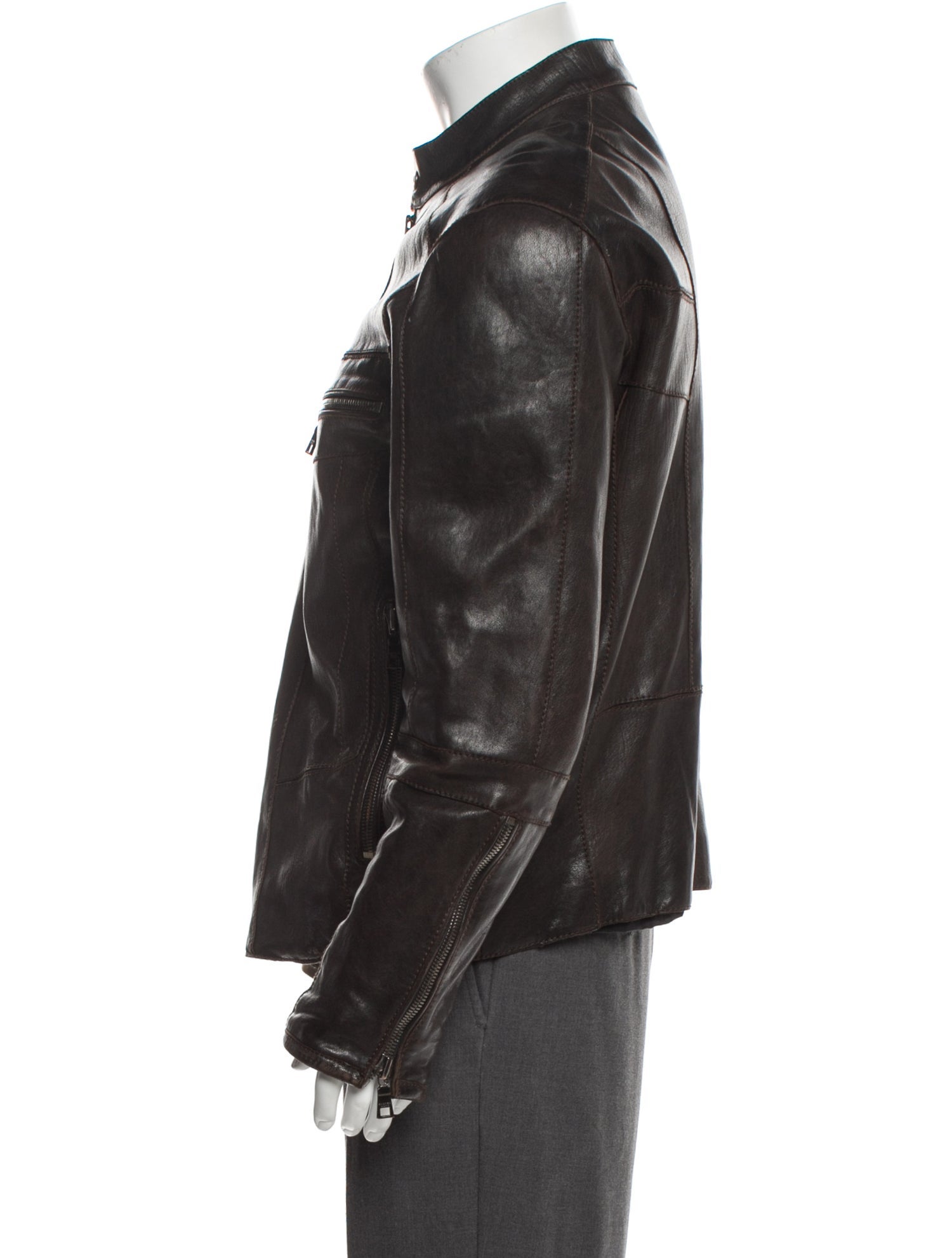 Andrew Marc Leather Moto Jacket