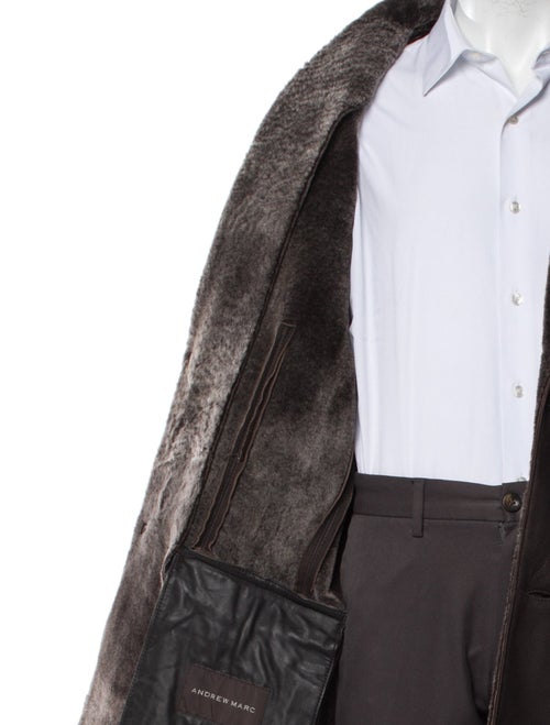 Andrew Marc Lamb Leather Coat