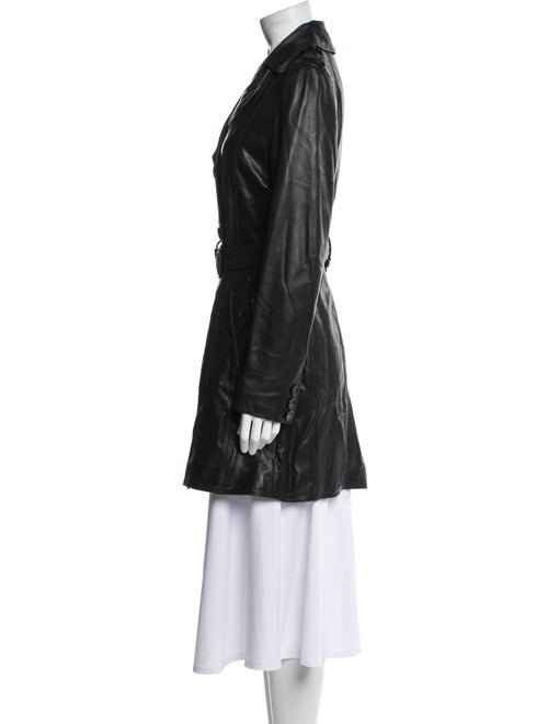 Andrew Marc Leather Trench Coat