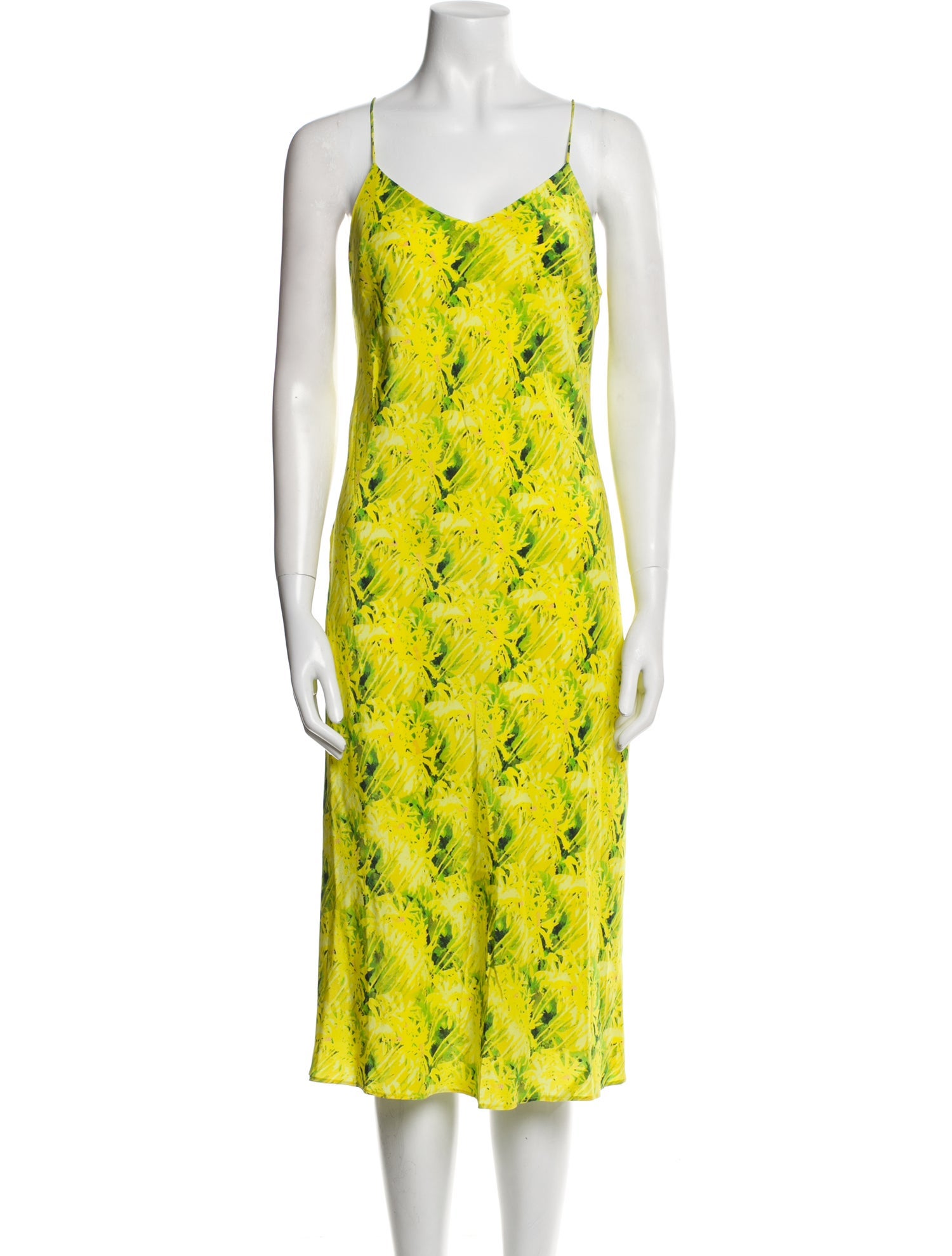 Andrew Marc Silk Midi Length Dress