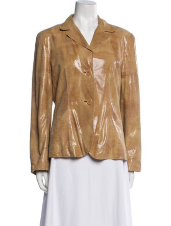 Andrew Marc Leather Blazer