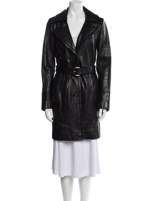 Andrew Marc Lambskin Trench Coat