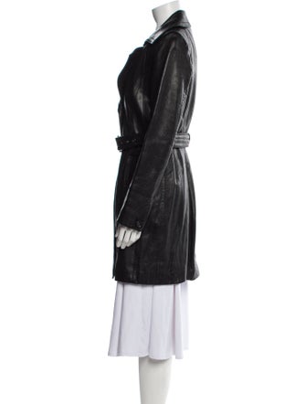 Andrew Marc Lambskin Trench Coat