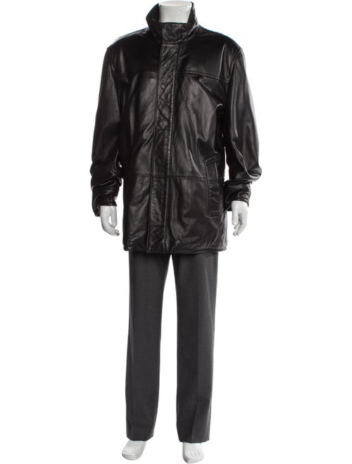 Andrew Marc Leather Parka