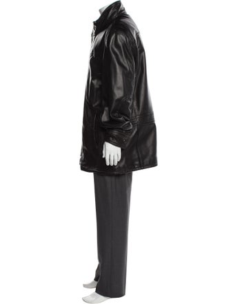 Andrew Marc Leather Parka
