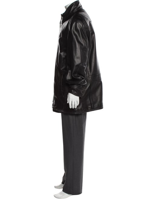 Andrew Marc Leather Parka