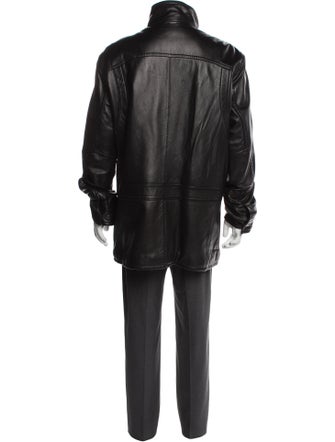 Andrew Marc Leather Parka
