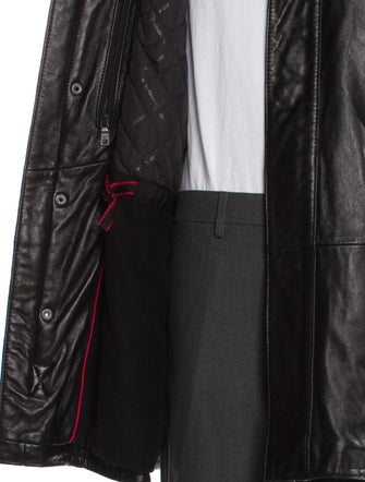 Andrew Marc Leather Parka