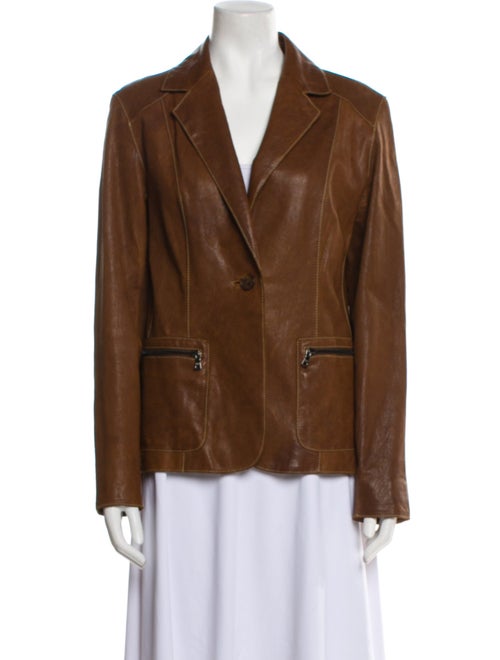 Andrew Marc Leather Fur Jacket