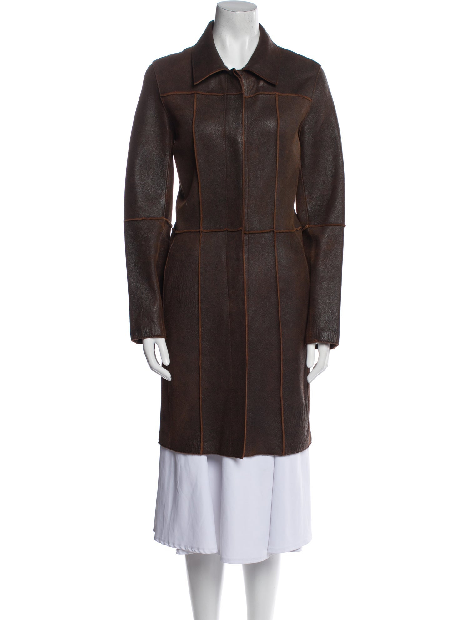 Andrew Marc Leather Coat