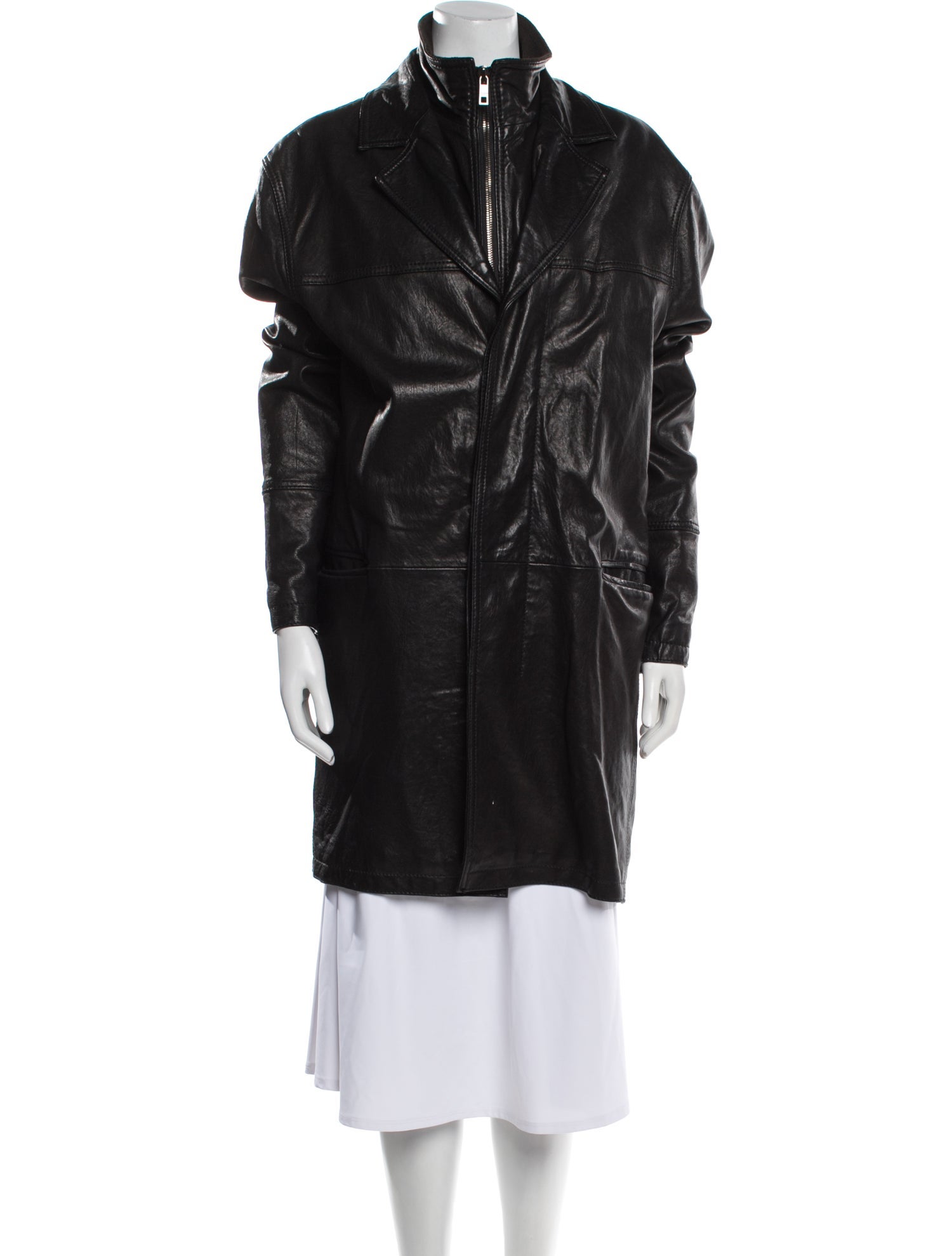 Andrew Marc Leather Parka