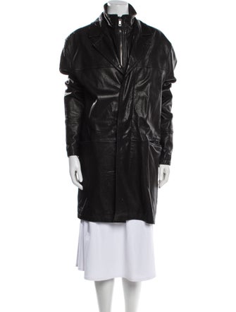 Andrew Marc Leather Parka