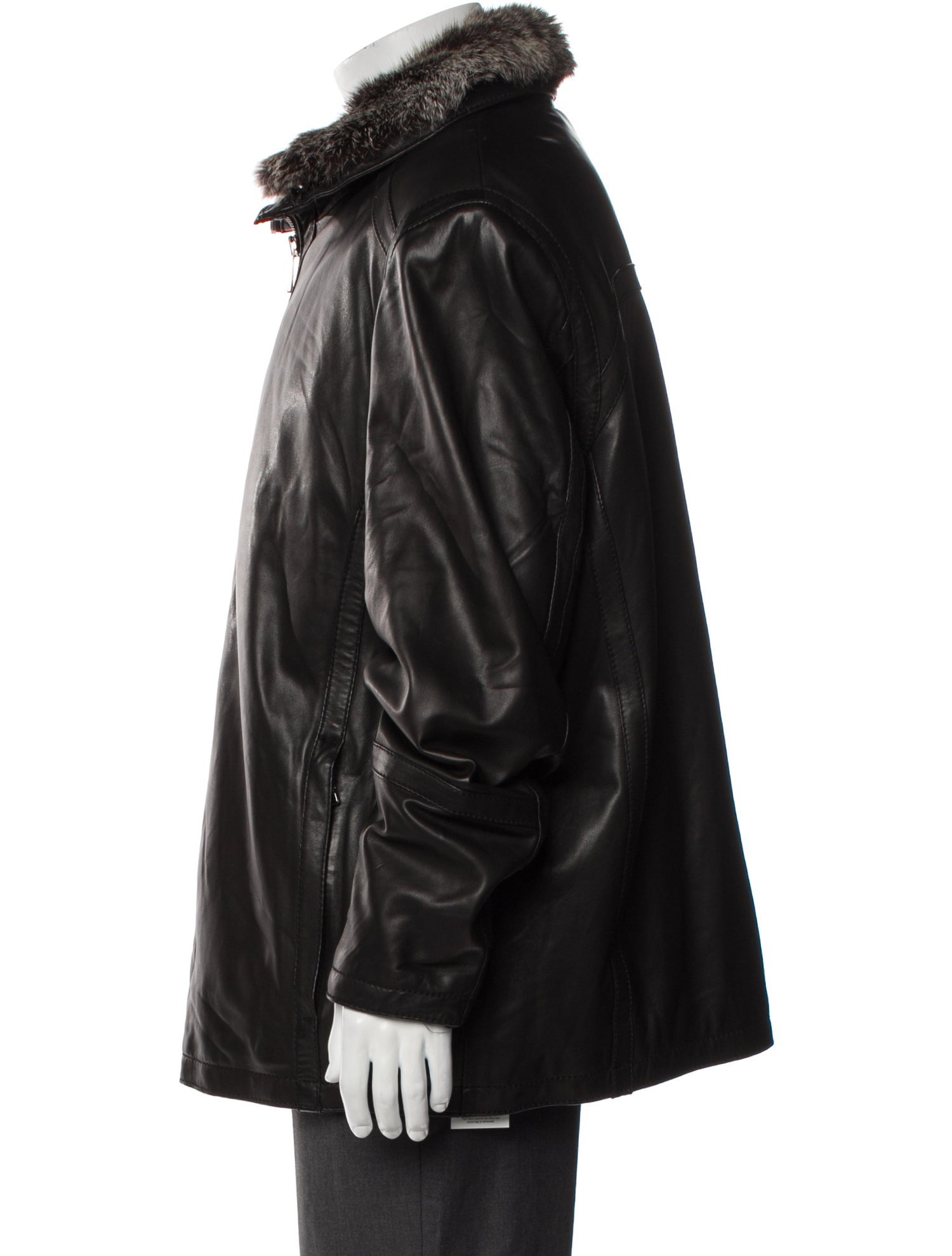 Andrew Marc Leather Parka