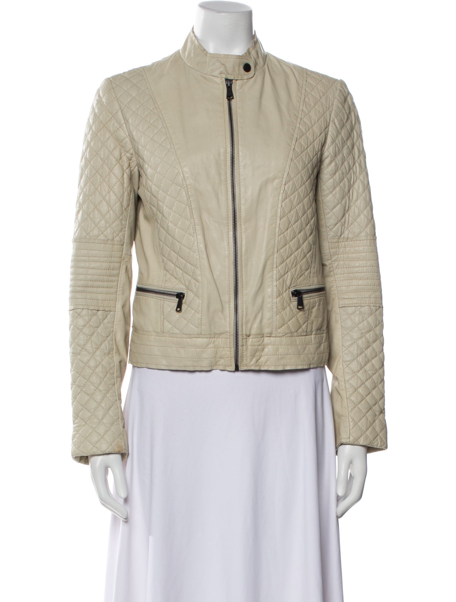 Andrew Marc Leather Blazer