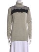Andrew Marc Wool Colorblock Pattern Sweater