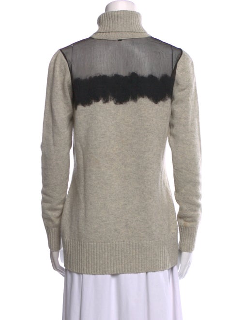 Andrew Marc Wool Colorblock Pattern Sweater