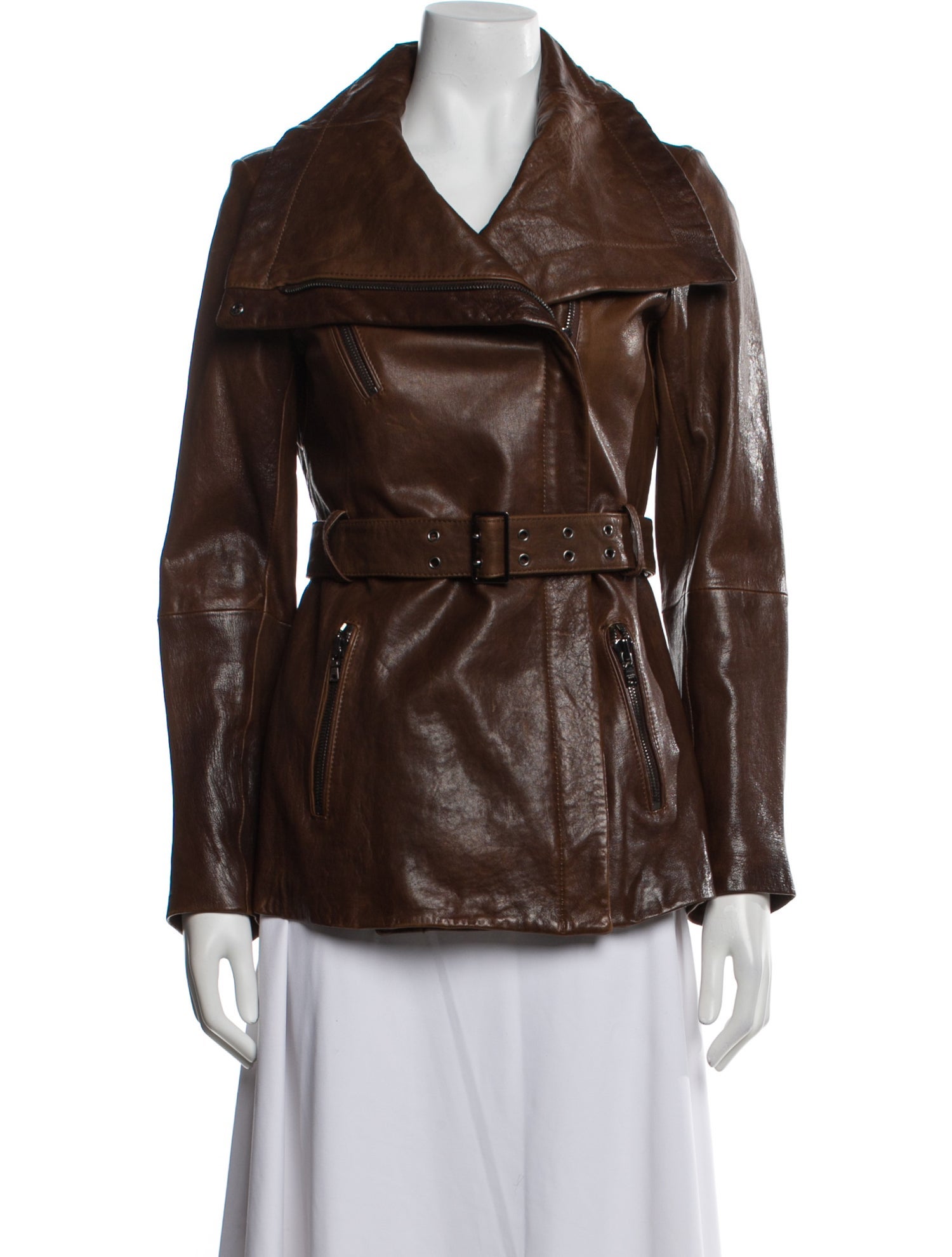 Andrew Marc Leather Coat