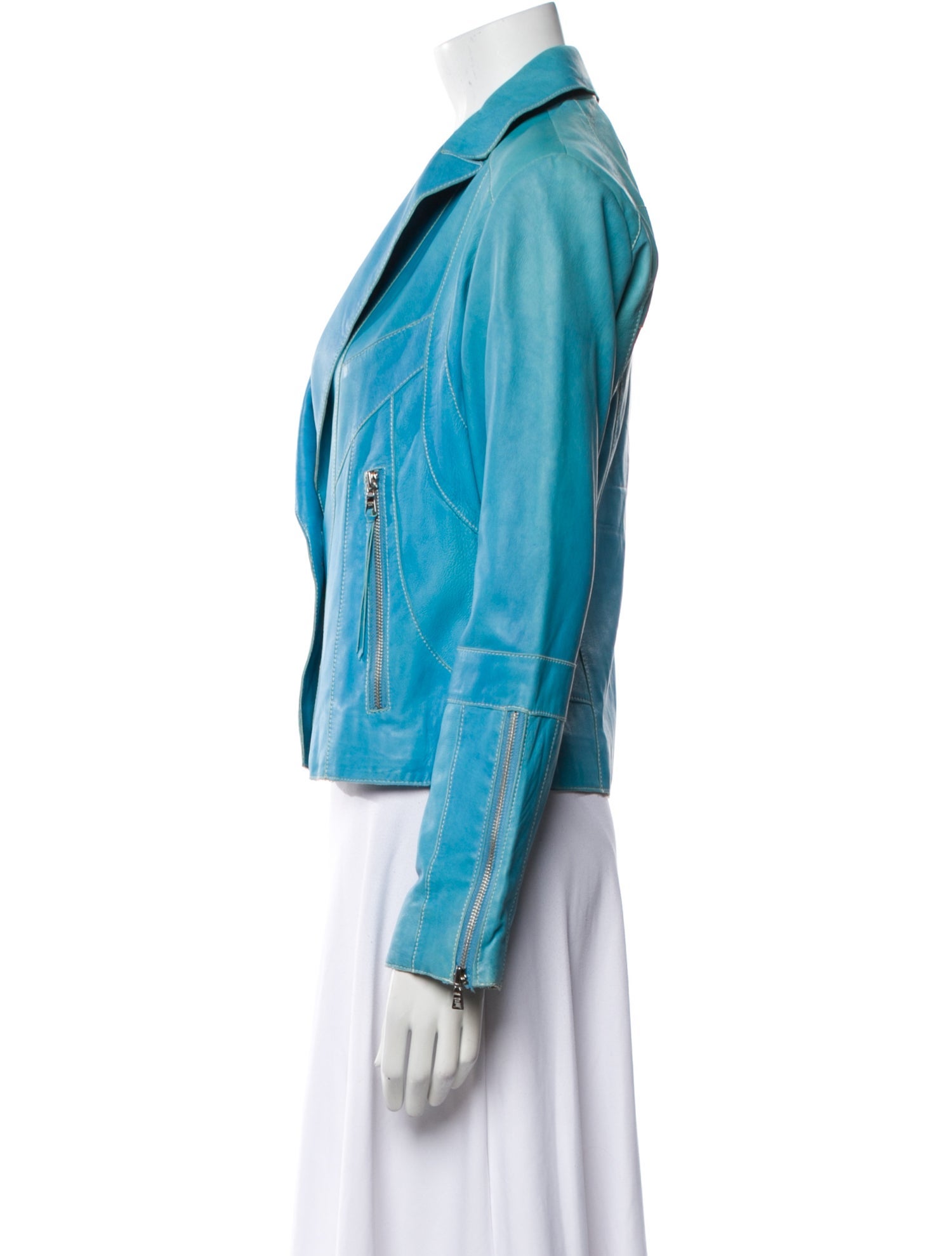 Andrew Marc Leather Blazer