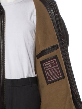 Andrew Marc Leather Parka