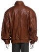 Andrew Marc Leather Bomber Jacket