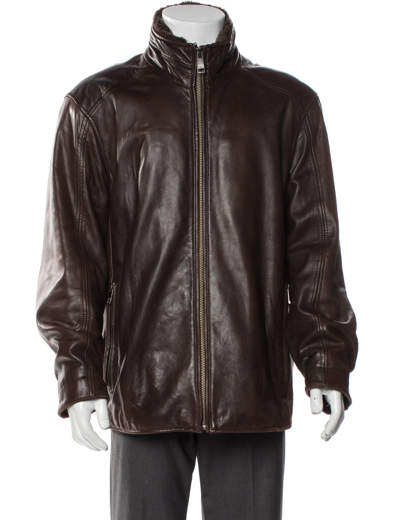 Andrew Marc Leather Moto Jacket