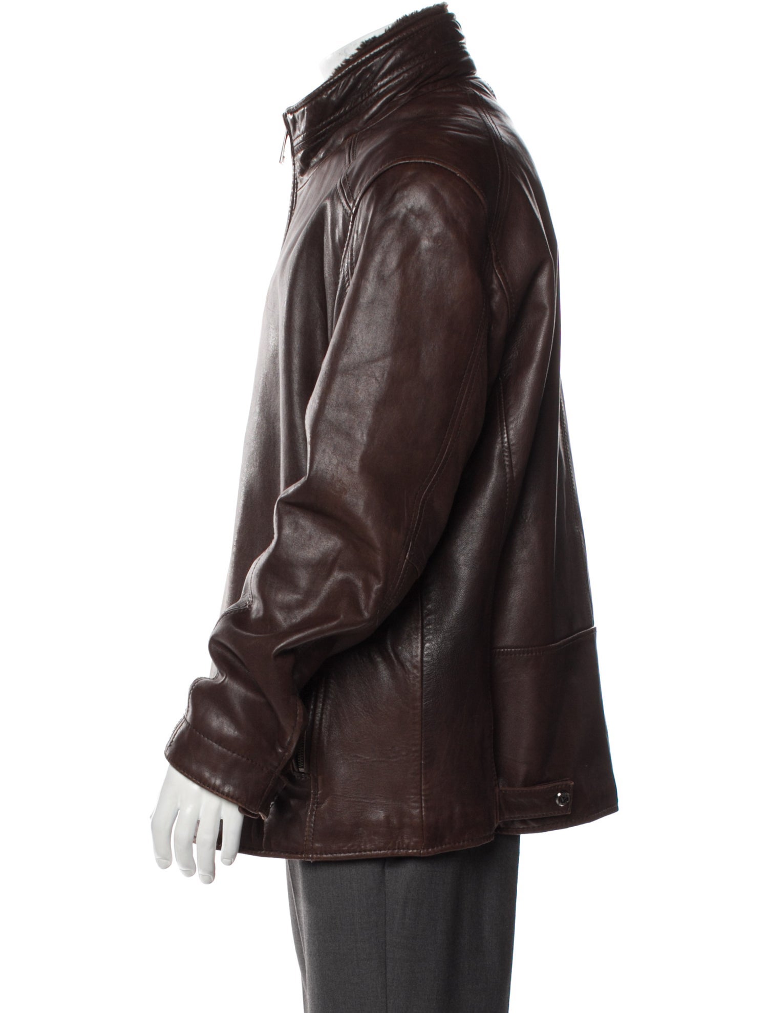 Andrew Marc Leather Moto Jacket