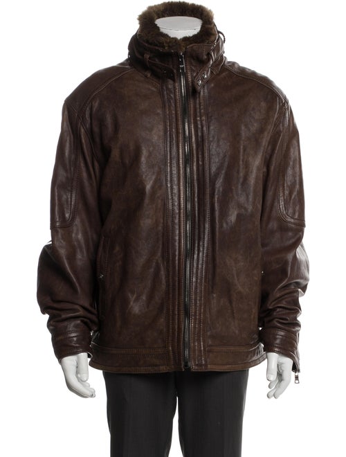 Andrew Marc Leather Moto Jacket