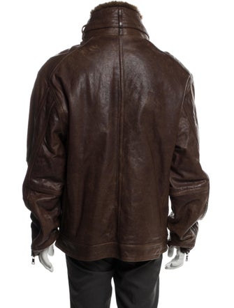 Andrew Marc Leather Moto Jacket