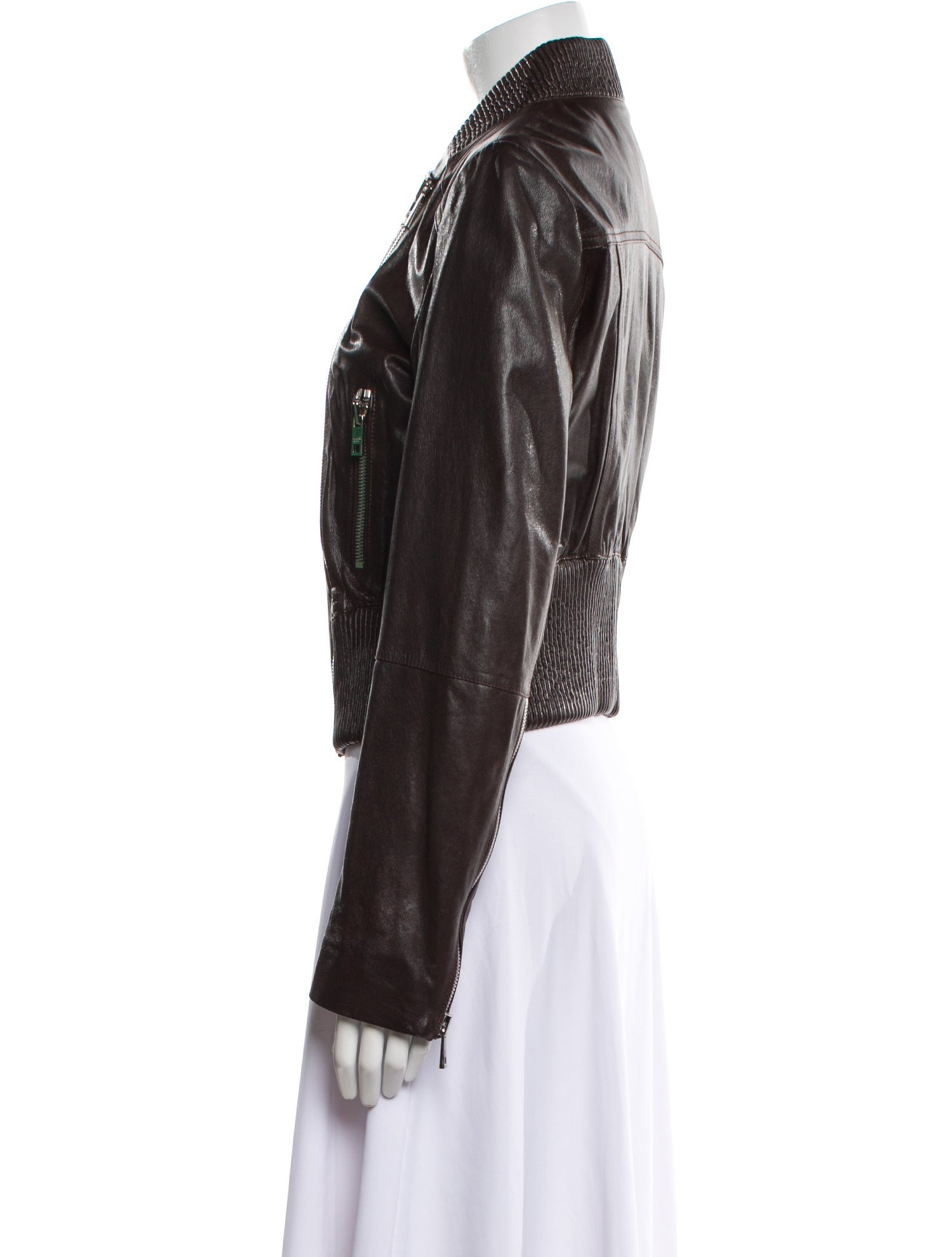 Andrew Marc Leather Biker Jacket
