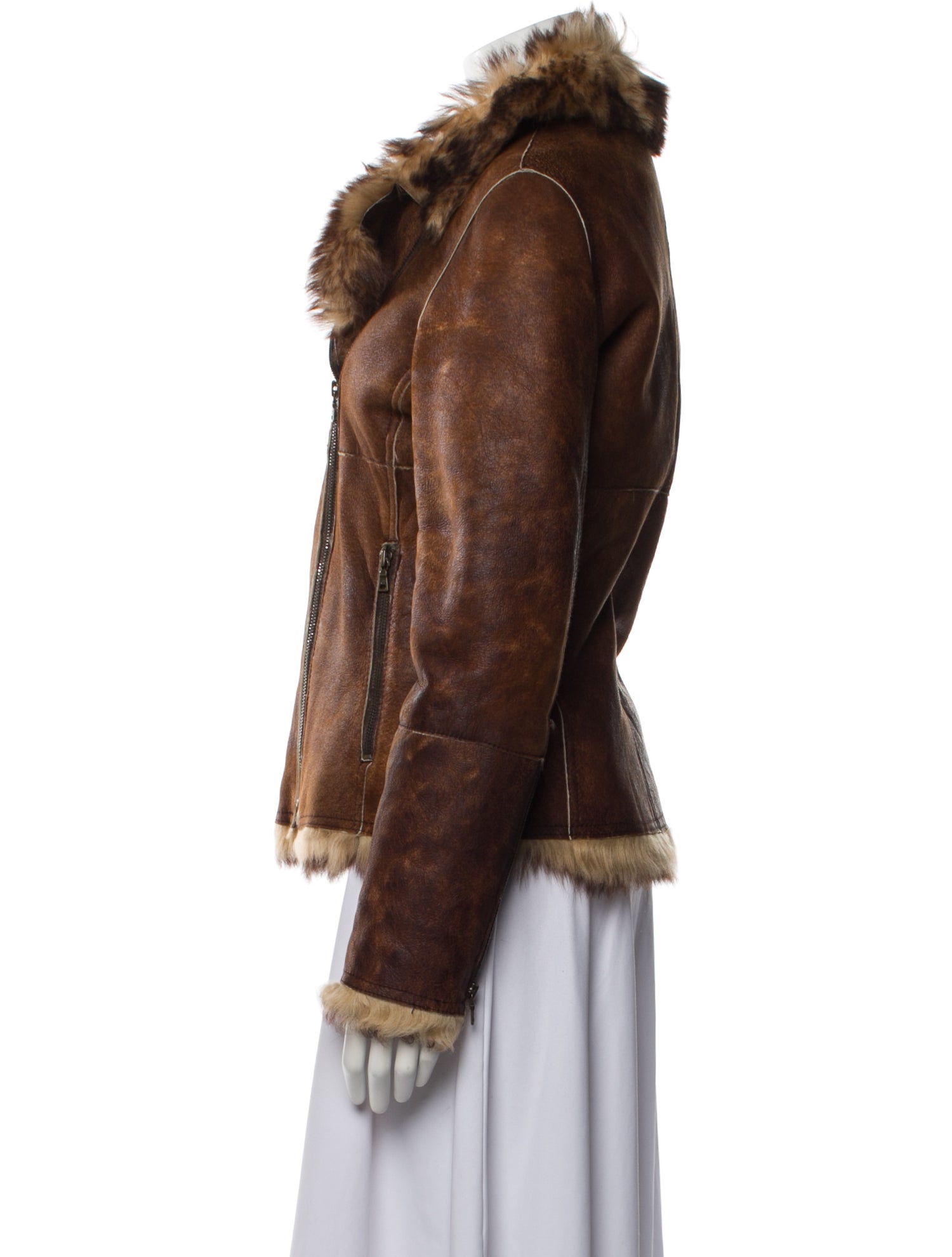 Andrew Marc Shearling Fur Jacket